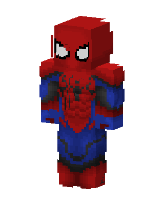 Spider-Man skin, 3D preview