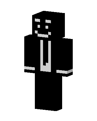Black Player Boy skin, 3D preview