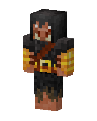 Hooded Wasteland Raider skin, 3D preview