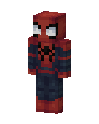 Spider-Man skin, 3D preview