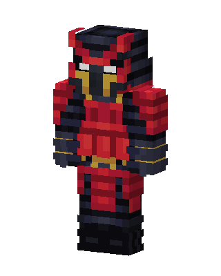 Red Samurai Minecraft skin