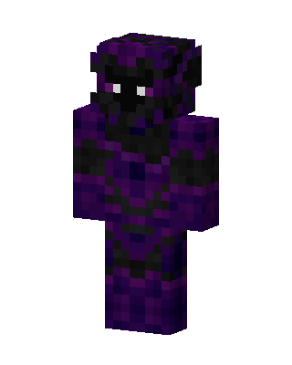 Purple Ninja Boy skin, 3D preview