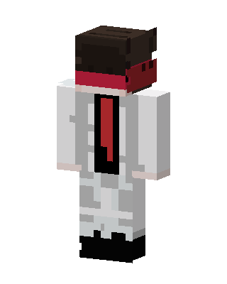 Red Masked Suit skin, 3D preview