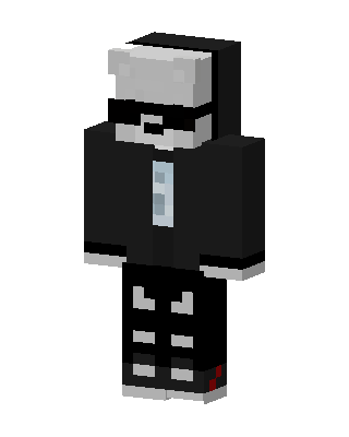 Panda Suit skin, 3D preview