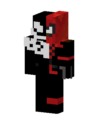 Black Villain Boy skin, 3D preview