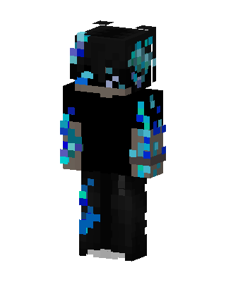 Azure Flame skin, 3D preview