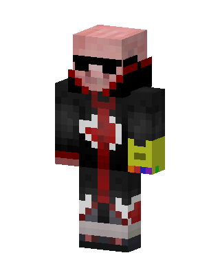 Black Fighter Boy skin, 3D preview