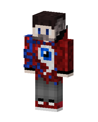 Red Player Boy skin, 3D preview