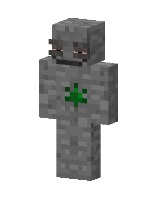 Gray Mob skin, 3D preview