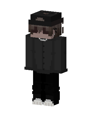 Dark Streetwear Boy skin, 3D preview