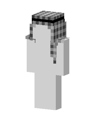 White Player skin, 3D preview