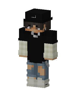 Streetwear Boy skin, 3D preview