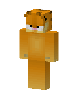 Garfield Minecraft skin