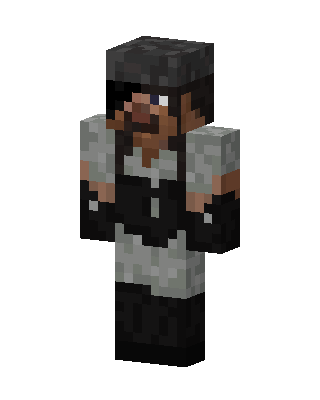 Gray Knight Boy Minecraft skin