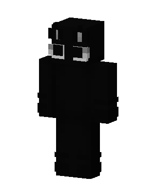 Black Villain Boy skin, 3D preview