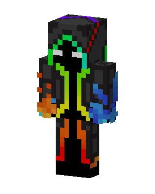 Rainbow Shadow skin, 3D preview