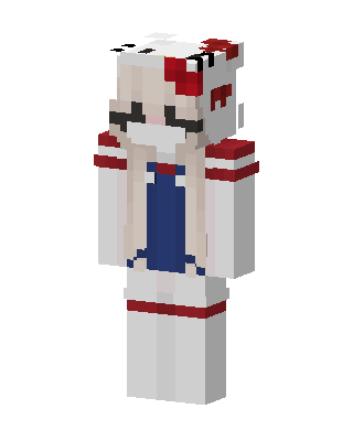 White Cop Girl Minecraft skin