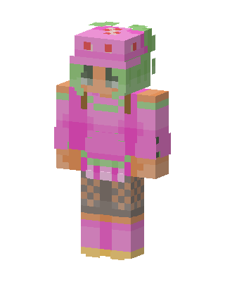 Pink Gamer Girl Minecraft skin