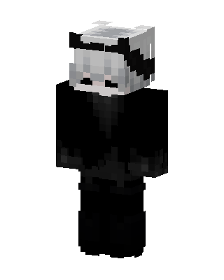 Panda Hoodie skin, 3D preview