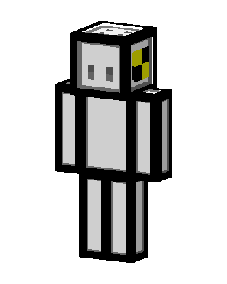 White Robot Minecraft skin