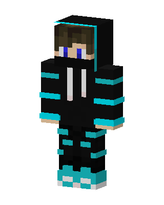 Black Hoodie Boy Minecraft skin