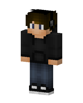 Headphone Hoodie skin, 3D preview