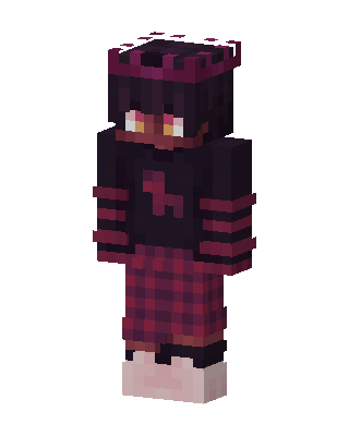 Crimson Pajamas skin, 3D preview