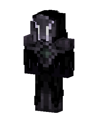 Black Masked Villain Minecraft skin