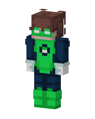 Green Masked Hero Boy Minecraft skin
