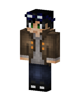 Brown Anime Boy Minecraft skin