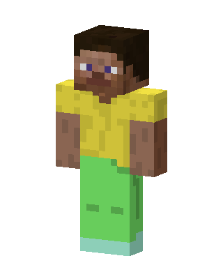 Yellow Shirt Steve Minecraft skin