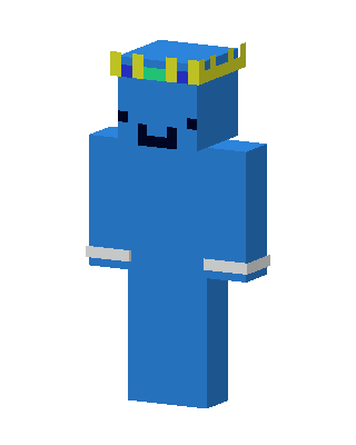 Blue King skin, 3D preview