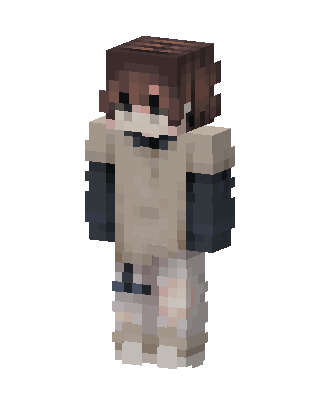 Cozy Hoodie Boy skin, 3D preview