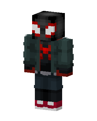 Miles Morales skin, 3D preview