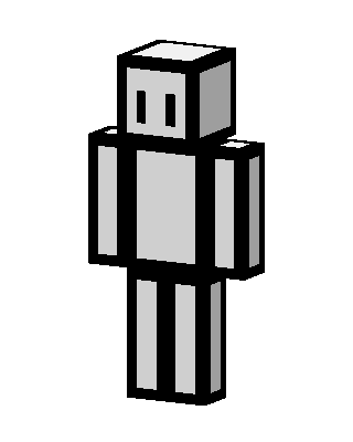 White Robot Minecraft skin