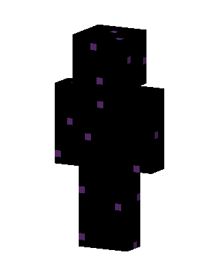 Enderman skin, 3D preview
