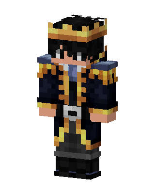 Royal Captain skin, 3D preview