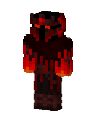 Magma Knight skin, 3D preview