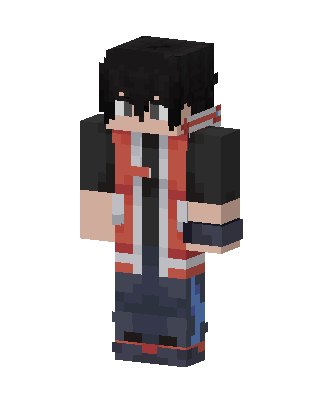 Black Anime Boy Minecraft skin