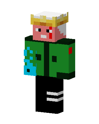 Technoblade skin, 3D preview