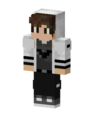 Hoodie Boy skin, 3D preview