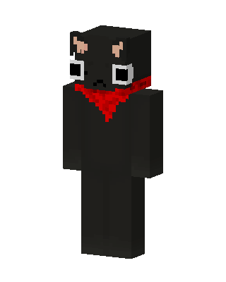 Cartoon Cat skin, 3D preview