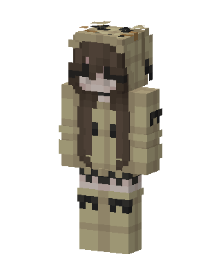 Springtrap Girl skin, 3D preview
