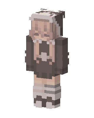 Cozy Bear Girl skin, 3D preview