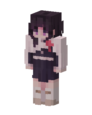 Gothic Sailor Girl Minecraft cute skin