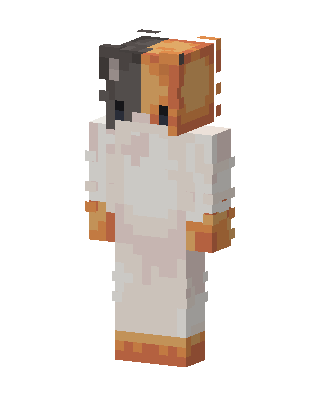 Calico Cat skin, 3D preview