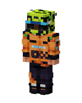 Orange Gamer Boy Minecraft skin
