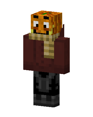 Pumpkin Head skin, 3D preview