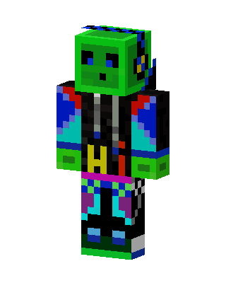 Slime Hoodie skin, 3D preview