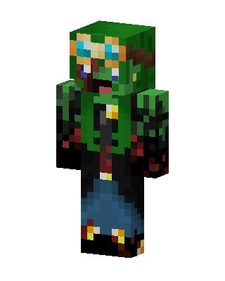 Green Hero Boy Minecraft skin